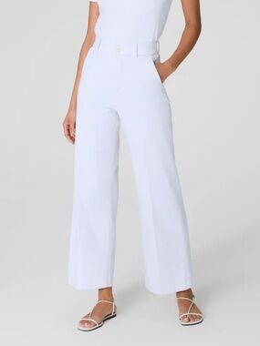 SPANX supersmooth Stretch Twill Cropped Wide Leg Pant